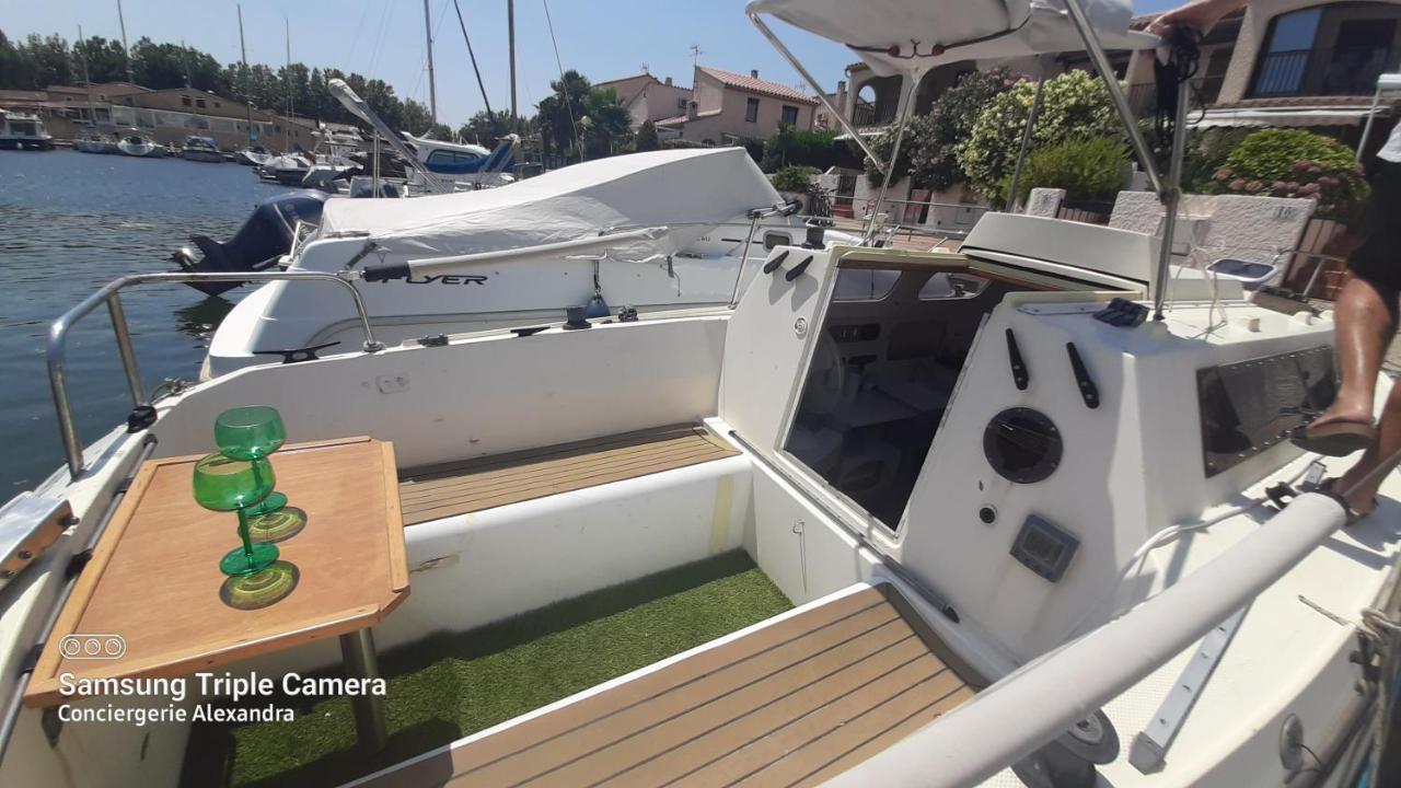 Nuit Insolite A Bord De L'Enata Un Voilier A Quai Sur La Marina De St Cyprien Saint-Cyprien  Eksteriør bilde